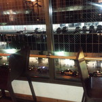 バーアルディ - 目の前に大阪駅ビルを望む新地の景色