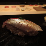 鮨 とかみ - アジ2016.7