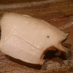 稲城 ヨロシク寿司 - 蒸しあわび 柔らかく美味。