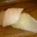 稲城 ヨロシク寿司 - ほしかれい  肉厚