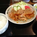 こいずみ食堂 - スタミナ焼き肉定食700円