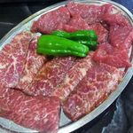 焼肉　八起 - 上カルビとロース