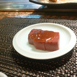 鉄板焼 十河 - 赤こんにゃく田楽みそで