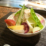 鉄板焼 十河 - サラダ