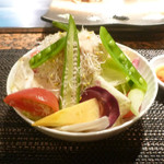 鉄板焼 十河 - サラダ・・かなりたっぷり・・