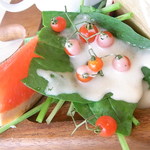 +39 イタリアン カフェ＆ベーカリー - マイクロトマトとかグレープフルーツとか