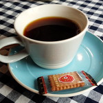 カフェ クッカ - コーヒーとしるこサンド(笑)