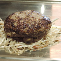 くずし鉄板 あばぐら 神田店 - ランチの黒毛和牛100%ハンバーグ
