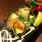 Shinshu Salmon and Avocado Spring Rolls