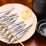 関内☆大夢 焼肉スタンド - キビナゴ(お通し)