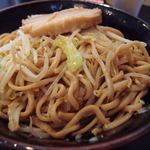 Golden Five Noodle - まぜそばを混ぜた状態　（2016年5月）