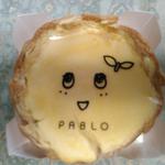 焼きたてチーズタルト専門店PABLO - フィルムに顔が印字されているなっしー