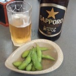 成田屋 - 中瓶ビール＋お通し