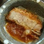 勝蔵 - 特上厚切りロースかつ、おろしポン酢で