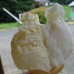 まきばのジャージー - とうもろこし・レモンシャーベット