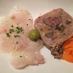 ワインレストラン ドミナス - 鯛のシャルドネカルパッチョ・パテドカンパーニュ