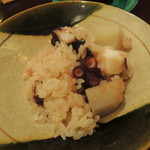 赤坂 詠月 - 蛸と里芋の炊き込みご飯2016.7