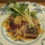 赤坂 詠月 - メジマグロのたたき2016.7