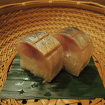 赤坂 詠月 - アジの小袖寿司2016.7