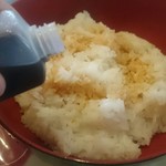 八ツ目や にしむら - 2016/7　６：にしむらの秘伝のタレをかけます♪