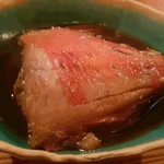 Umaimonoyaimai - 本日の煮魚（金目鯛）