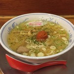 龍上海 - ラー博は俺の社員食堂。  赤湯からみそミニラーメソ！  なるとがキュート♡  からみそのシゲキがイイね！