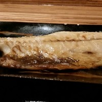 銀座 しぶ谷 - この日の魚はさばの塩焼き