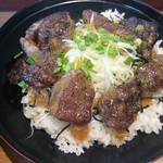 赤シャモジ - 開店20周年記念の牛ステーキ丼 なんと￥390‼サンキュー♥