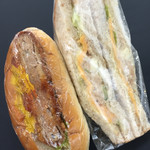 クッキングパン・サンドイッチ えがみ - ツナチーズサンド250円 ミニサンド120円
