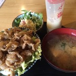 Tori Sasa - 豚生姜焼丼セット