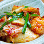 博多もつ鍋 大山 - もつキムチ炒め