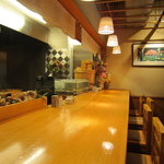 石臼挽き手打 蕎楽亭 - カウンター