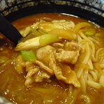 蕎麦 ひのや - 【2010.10　再訪】　カレー南蛮　具もたっぷり♪