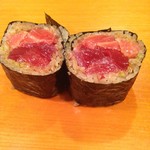 新ばし しみづ - 鉄火太巻＝鶴八巻［2015.12 大間］