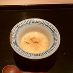 じき 宮ざわ - とうもろこしの芯で作った冷製スープ