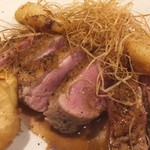 リストランテ ハナタニ - 2016・7月　仔鴨ロースト トウモロコシのソース
      