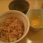 庭つ鶏 - そぼろご飯