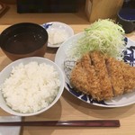 とんかつ 寿々木 - ロースかつ定食、1,050円