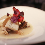 イル アオヤマ - ～ Pesce ～ 熊本・クエ/松茸 セミドライトマト/根セルフィーユ☆