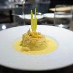 bar à vin PARTAGER - とうもろこしのブランマンジェ