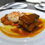 bar à vin PARTAGER - 豚バラ肉のコンフィ　ピペラード添え