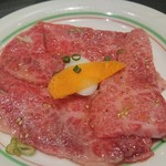 焼肉 鶯谷園 - 大トロカルビ