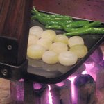 日本料理 篁 - 玉葱、甘長とうがらし