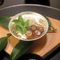 柏屋 大阪千里山 - 柏屋　先付　たこの薄造り
