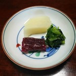 慈光院 - 香の物 しば漬け、紀の川漬け 菜っ葉の漬け物