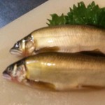 Teppansousakuryourihanahana - 季節の川魚を使ったメニュー