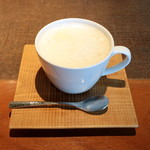 カフェ アジール - ほうじ茶ラッテ (630円) '16 3月下旬