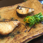 米倉 - 16.3月 鰆幽庵焼き&味噌焼き、青梗菜のお浸し