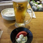 俺のやきとり - 生ビール  530円  おとうし300円