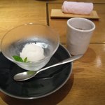 トンカツ・トンしゃぶ ケンボロー - 梨のシャーベット